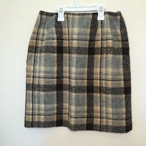Talbots Plaid Skirt Size 6P